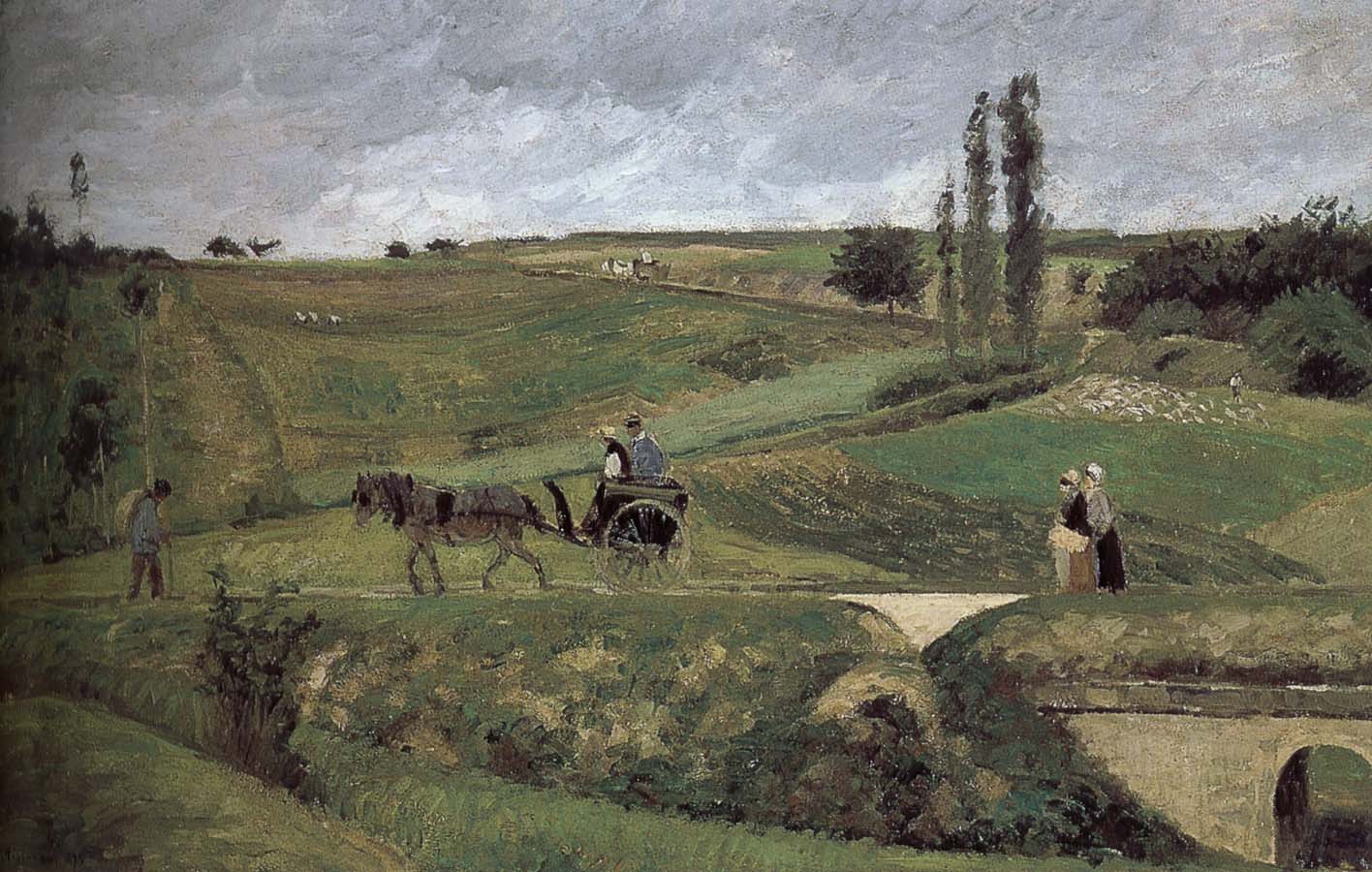 Camille Pissarro Leads to the loose many this graciousness Li road